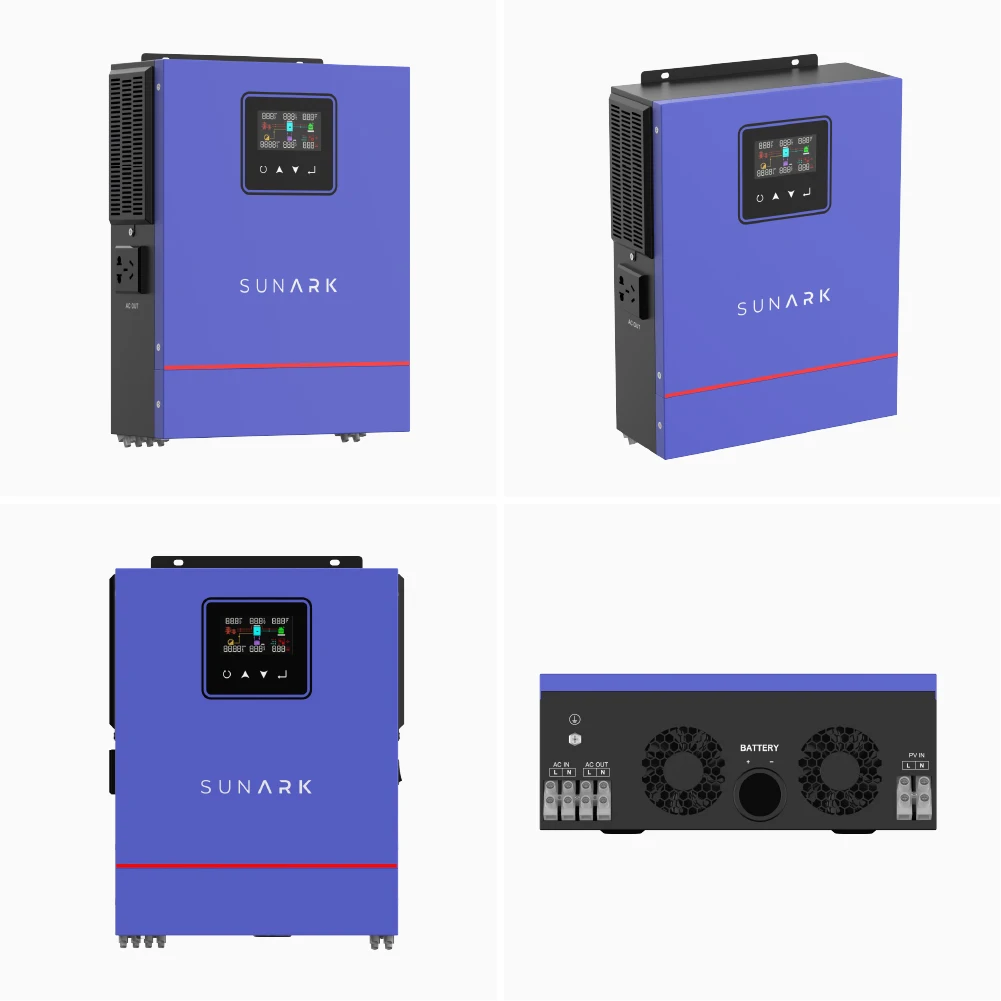 Солнечный Mppt инвертор SunArk 1000Va 1500Va 230 вольт однофазные солнечные панели инверторы