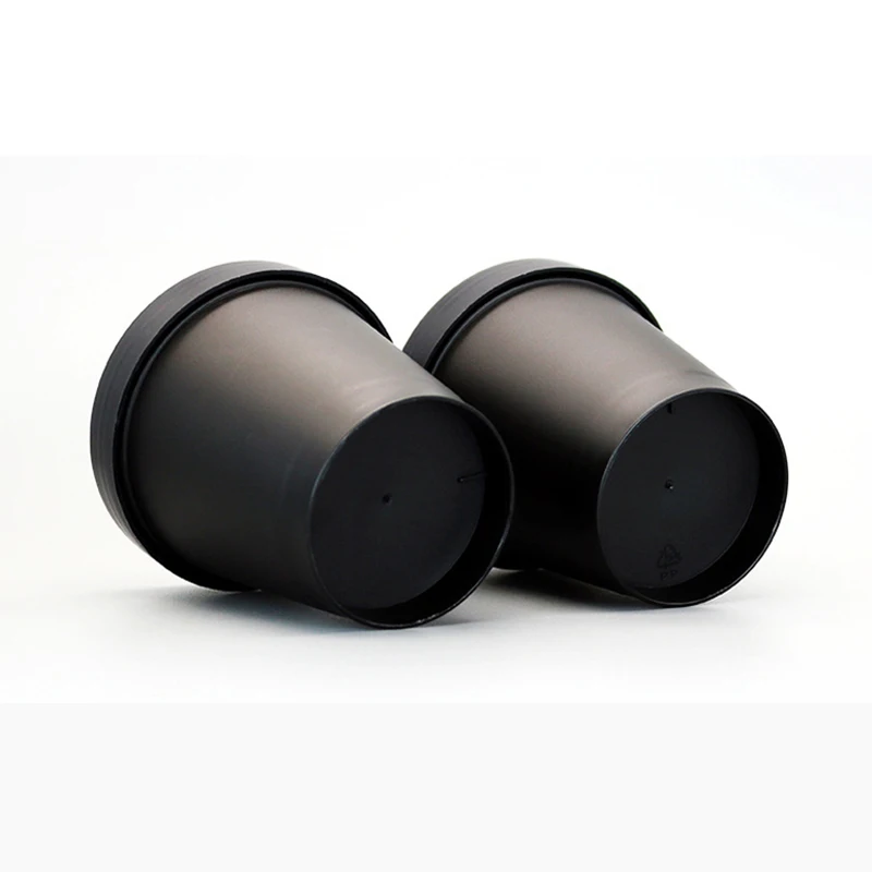 Factory colored black soap scrub 50g 100g 200g black jar 4oz plastic body butter containers with lid spatula