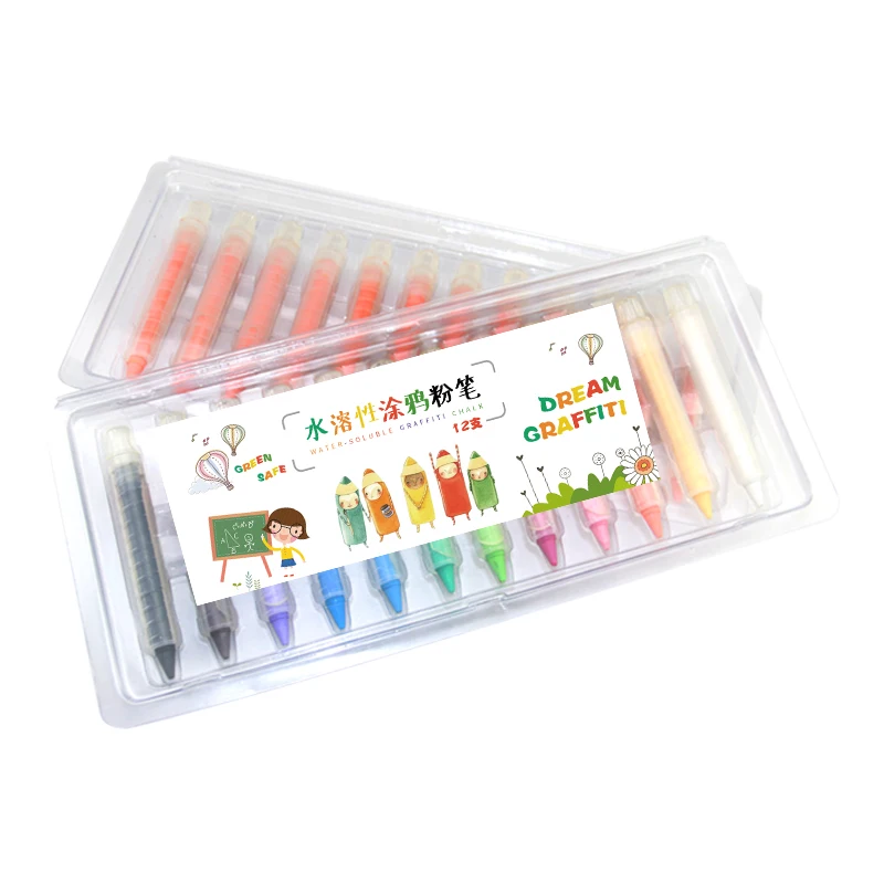 
Water-Soluble Graffiti Chalk , Dust Free erasable chalk for school and office 