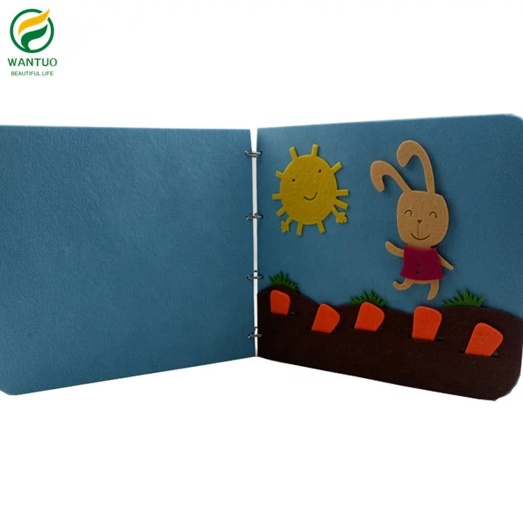 wholesale felt baby quiet bath books soft fabric baby cloth book