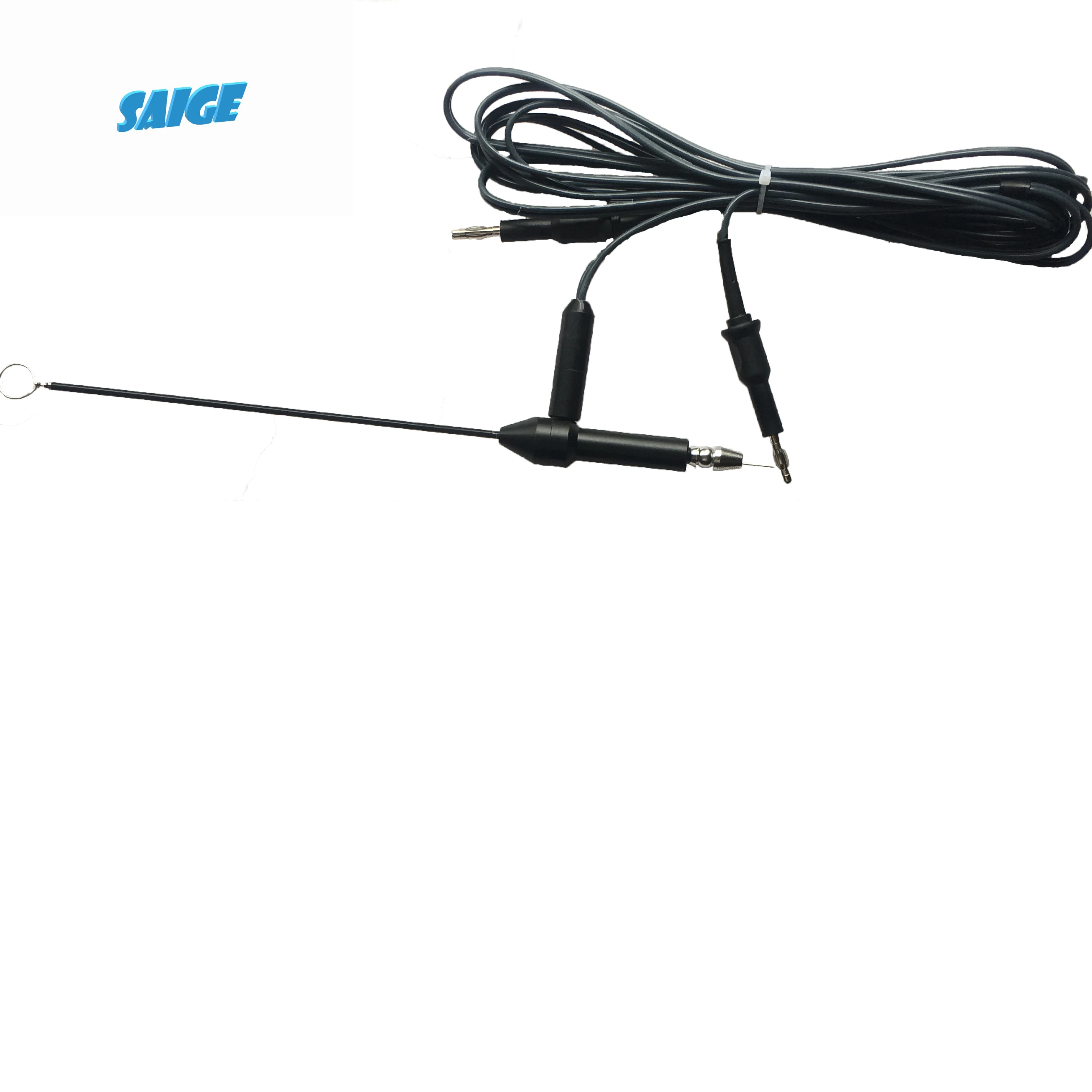 Bipolar cable for nasal bopolar coagulator with suction/ bipolar nasal coagulator cable