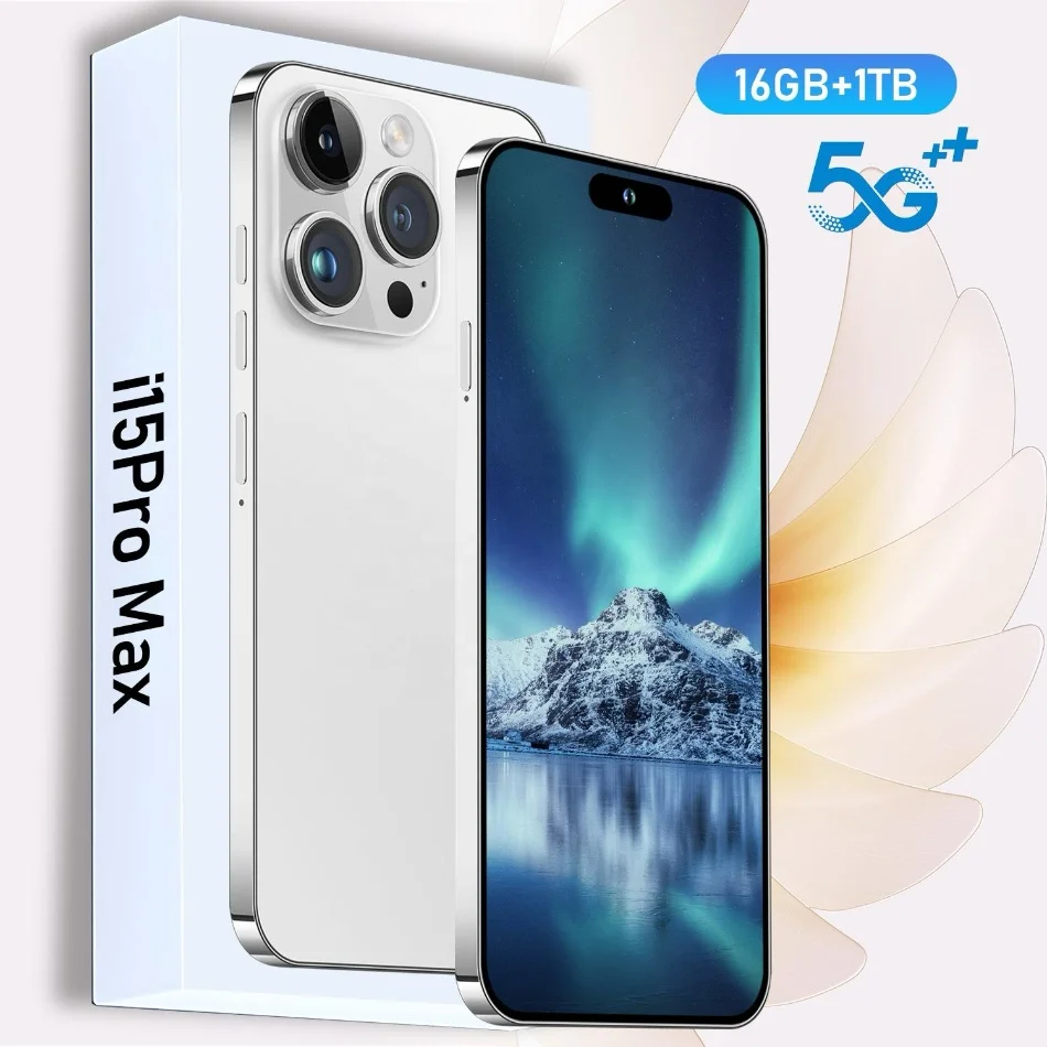 Hot selling original 15 Pro Max 16GB+512GB unlocked 5G smartphone 8800Mah fast charging 6.7inch large screen Android phone