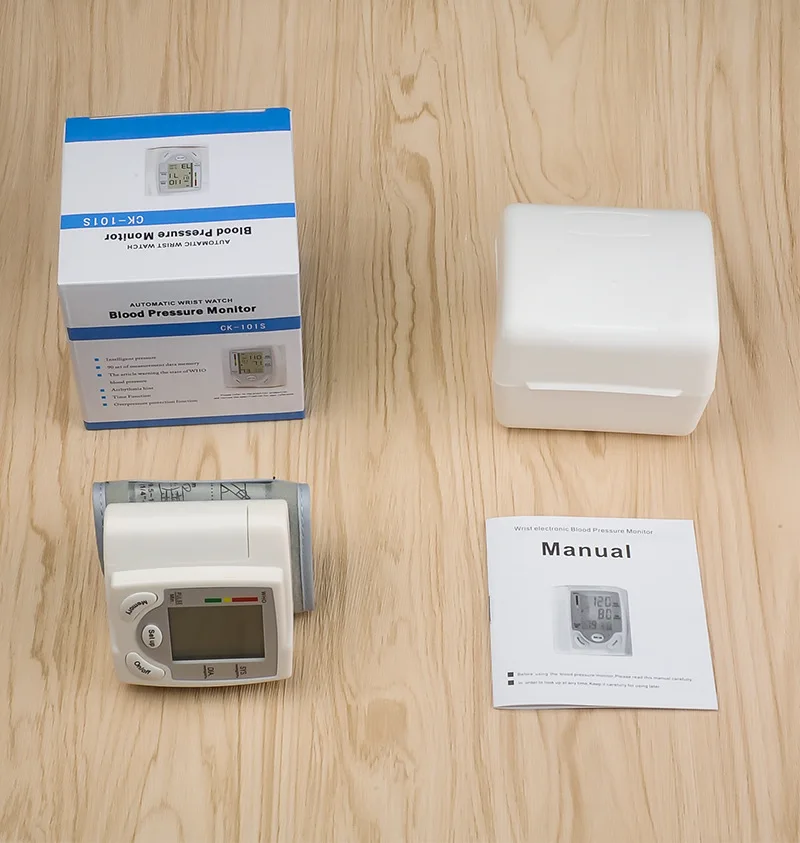 Automatic Electronic Blood Pressure Machine Measuring Meter Sphygmomanometer Wrist Portable Blood Pressure Monitor