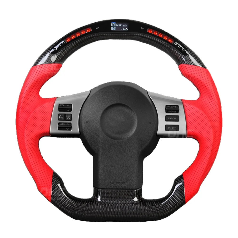 FX35 FX45 Steering Wheel for Infiniti fx35  fx45 exhaust 2006 2007 2008 LED Racing Car Carbon Fiber Steering Wheel ohc motors