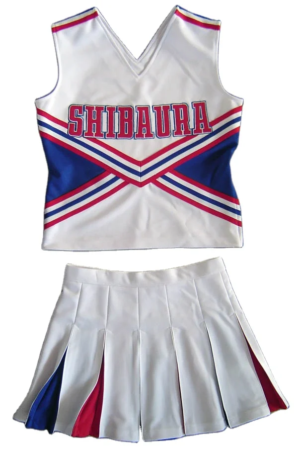 New cheerleading costumes for cheerleaders with 100% heavy polyester