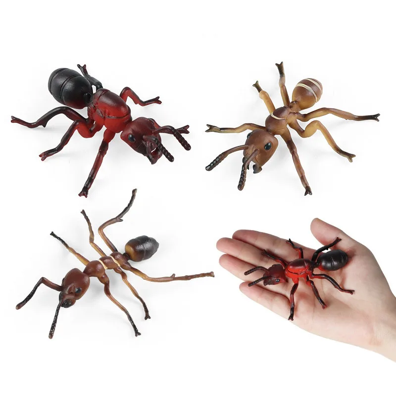 Unisex Soft and Realistic PVC Insect Toy Small Plastic Animal Kids Toy with Remote Control Function Rubber Material