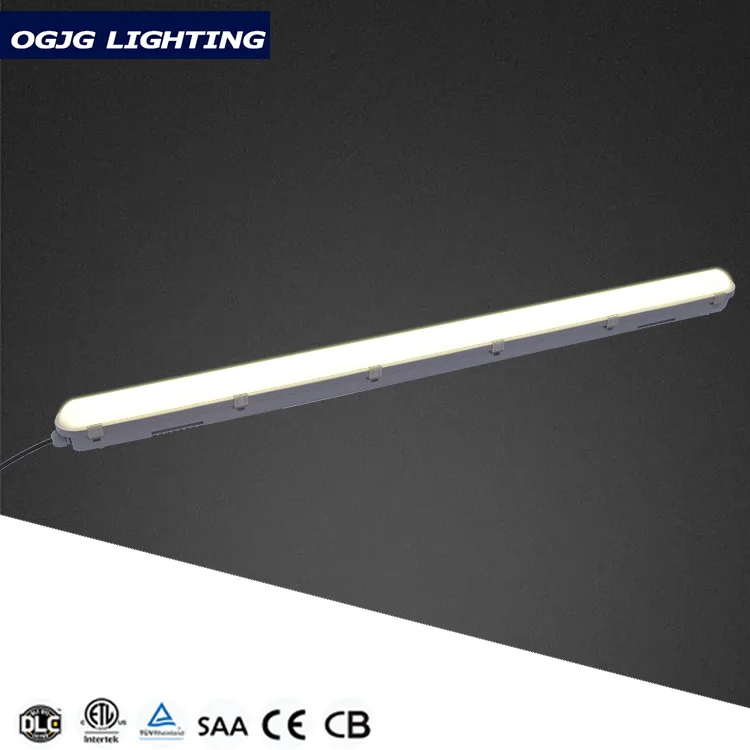 20w 40w 2ft 4ft Damp Proof Dustproof IP66 Waterproof Linear Lighting Fixture Led Tri-proof Light
