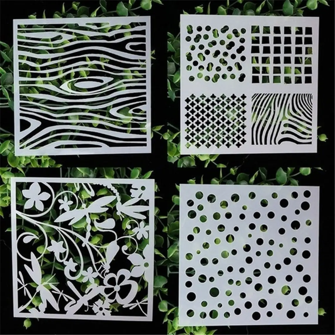 Фабрика изготовленный на заказ дизайн заплетания покраски стен тиснение шаблон многоразовые трафареты