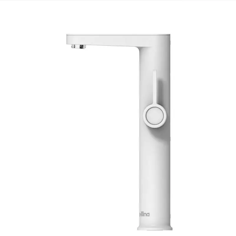 Briwellna New Arrival 3.2kW 220v IPX4 Modern Plastic Tall Instant Hot Water Tap Electric Faucet Water Heater Tap for Bathroom