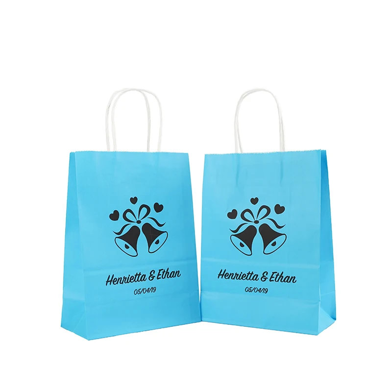 Сувенирные пакеты из крафт-бумаги с логотипом на заказ, оптом