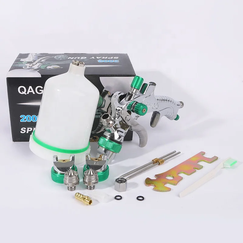 Car Paint Spray Gun HVLP Gravity Feed Patter Air Spray Gun Pneumatic Spray Gun