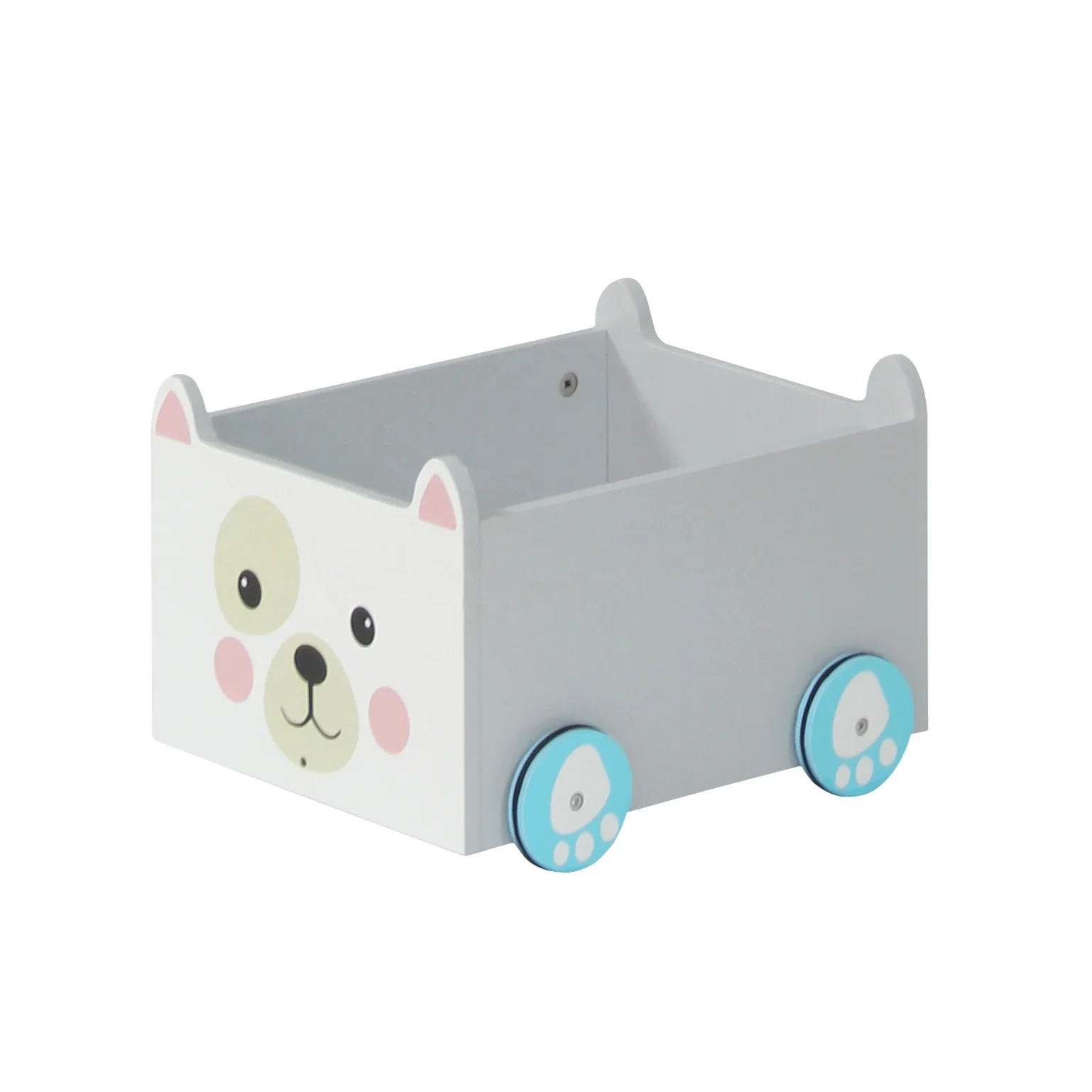 New arrival children animal play pull string cart baby wooden pull along toy for kids