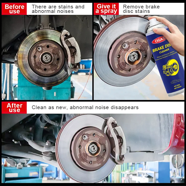 500Ml Brake Parts Cleaner Strong Powerful Brake Parts Cleaner Disc Brake Cleaner For Car Clean And Degrease Linings