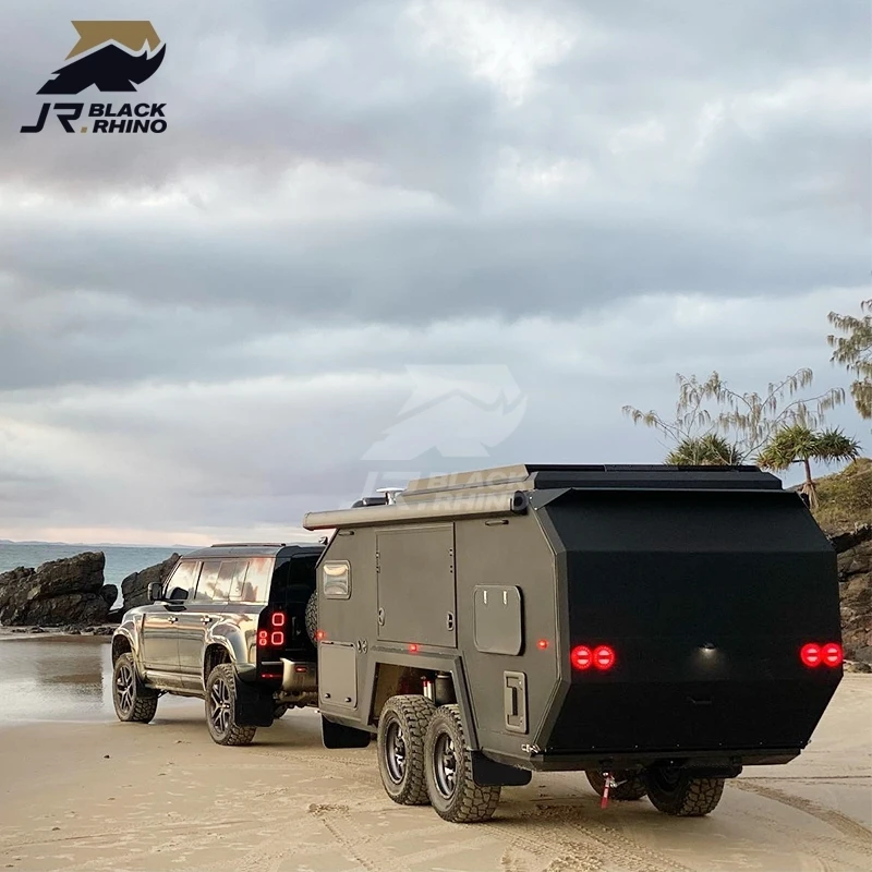 Petite remorque caravane 4wd автомобильные караваны для продажи с выдвижными стенами 2 двуспальные кровати stabil caravan