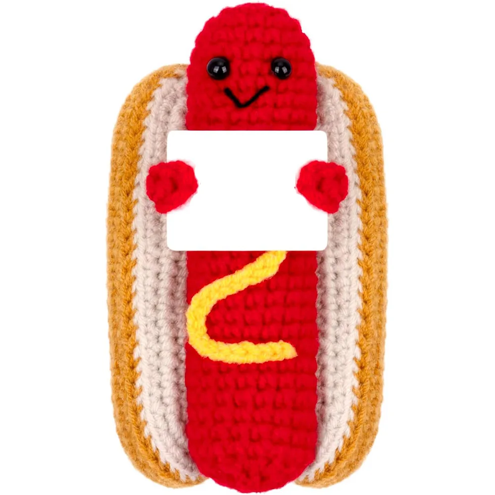 Hot selling Christmas Handmade Crocheted Positive Potato Tomato Lemon Cucumber Doll Cute Wool Knitting Dolls Gifts