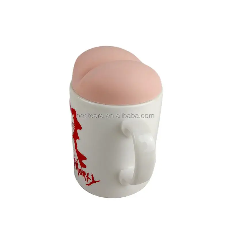 Wholesale Cartoon Cute Mugs Ceramic Coffee Rick and Morty Ceramic Coffee Mug with Silicone Bum Lid