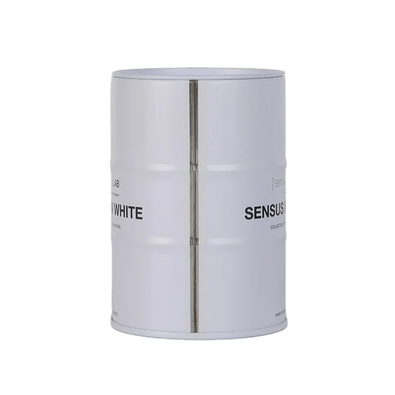 Hot Selling Sunflower Oil Tin Food Grade Tin Oil Cans Cylinder 500ml Edible Oil Tin with Lids