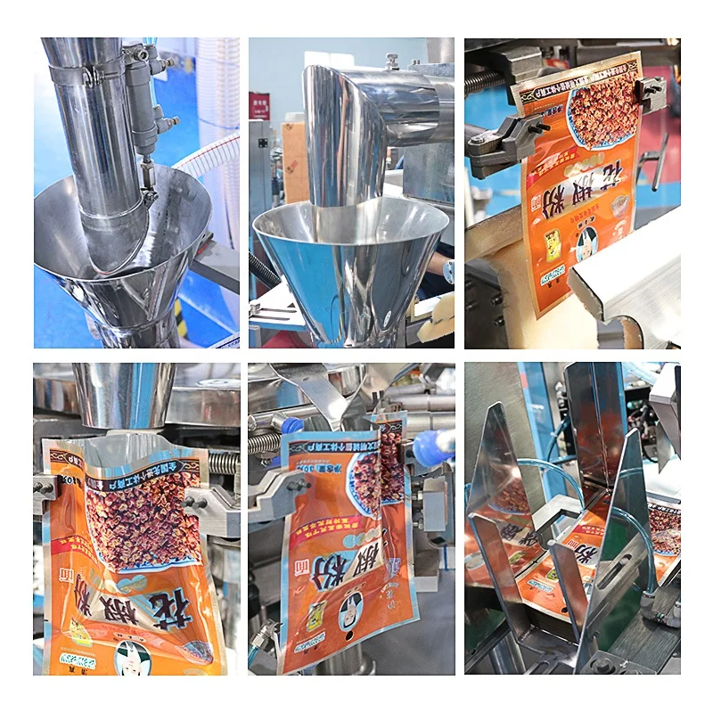 Factory Price Protein Spice Filling Packaging Spices Flour Premade Bag Cinnamon Powder Packing Machine