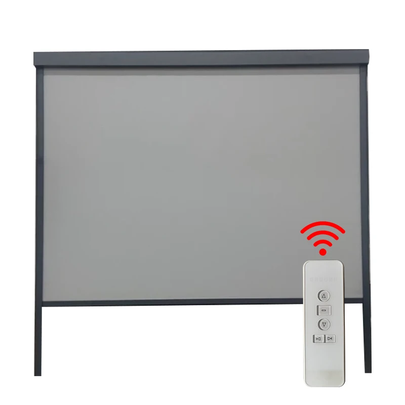 Wholesale Wind-Proof Automatic Roller Blinds Balcony Sun Room Screen Window Sunshade Waterproof Blinds