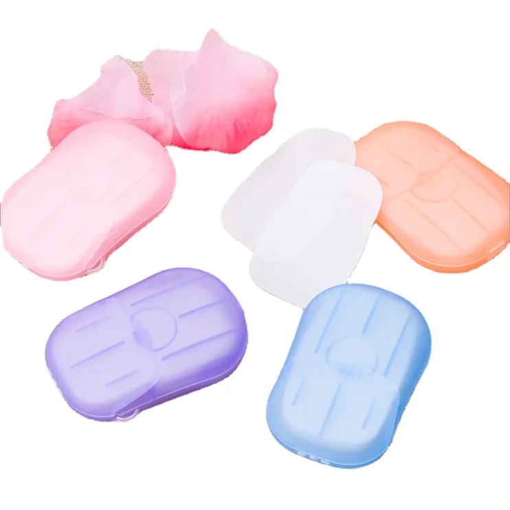 Портативное одноразовое мыло, бумажные хлопья для мытья рук, мытье рук в ванной, дорожные ароматизированные мини-ломтики
