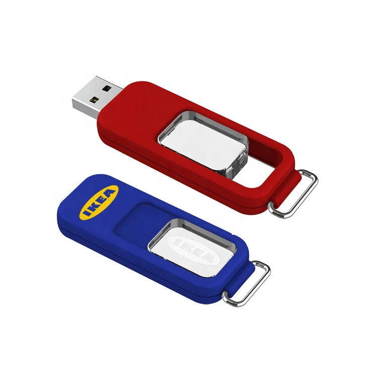 Corporate gift Acrylic usb memory stick Fancy plastic usb pendrive 2.0 & 3.0 Custom LED brand usb flash drive 32GB