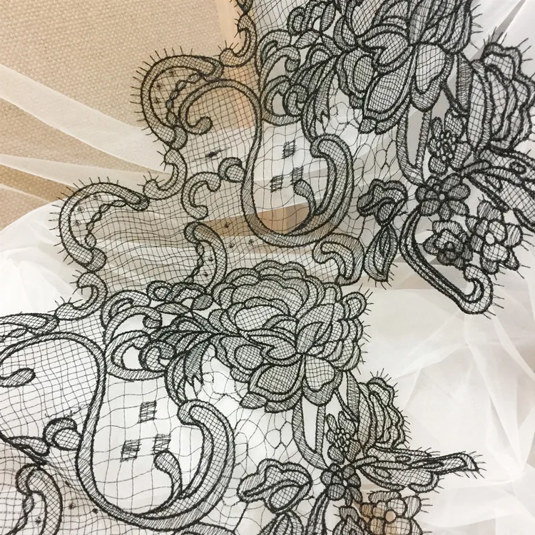 Fish silk thread hollow lace DIY handmade dress veil accessories