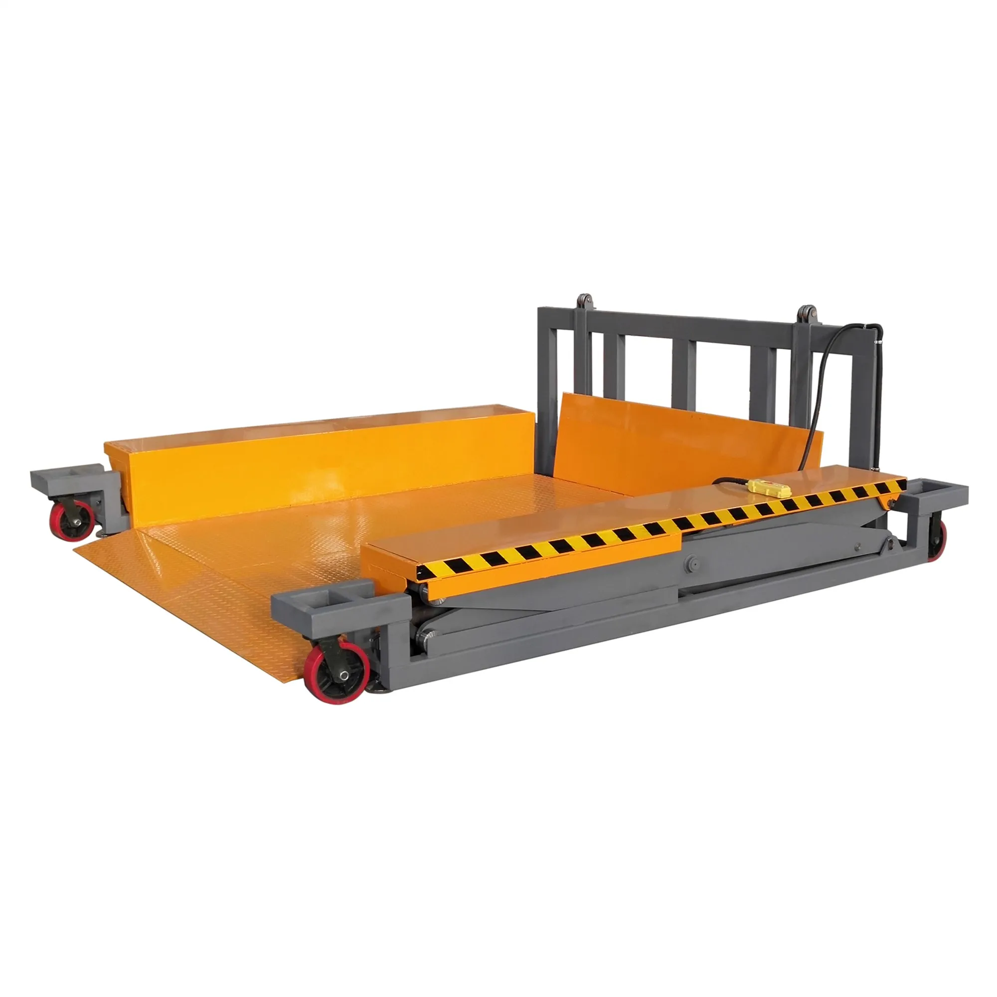 1T 1.5T 2T Mobile Transport Lift electric hydraulic scissor table lifter