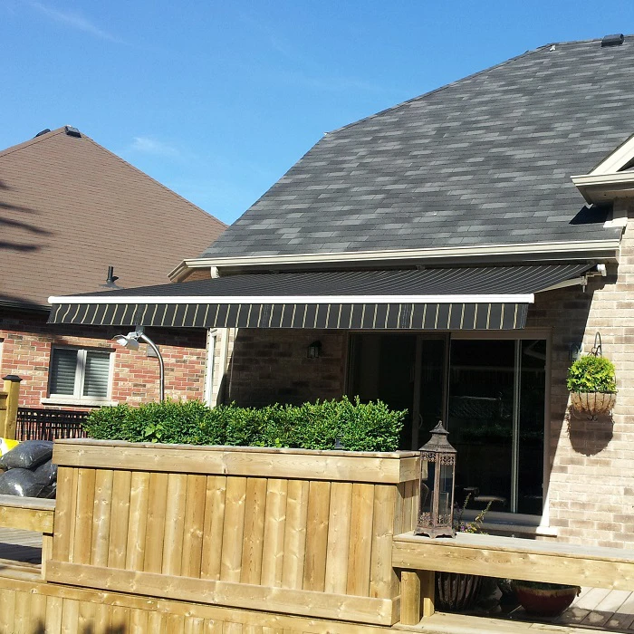 Wholesale terrace Cafe electric retractable awning hot sale Terrace defensive awning windows retractable roof awning