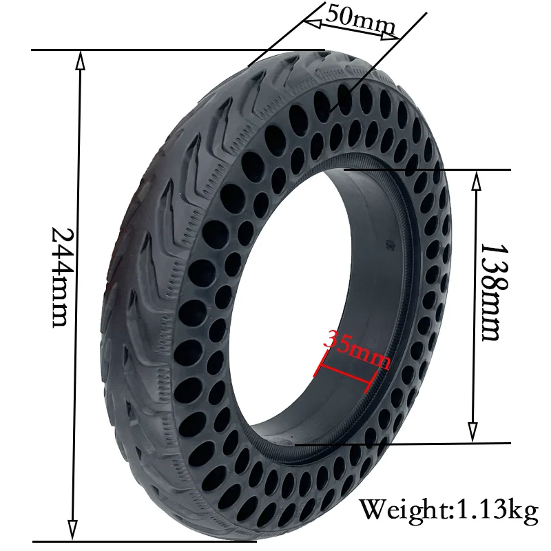 tyre wholesaler 10x2 anti puncture tyre 10 inch Solid Big Size for Inokim Q3 Electric Scooter