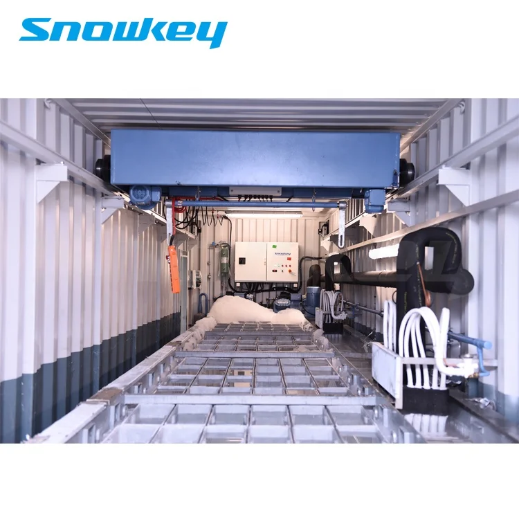 Containerized Brine Tank Type Block Ice Machine