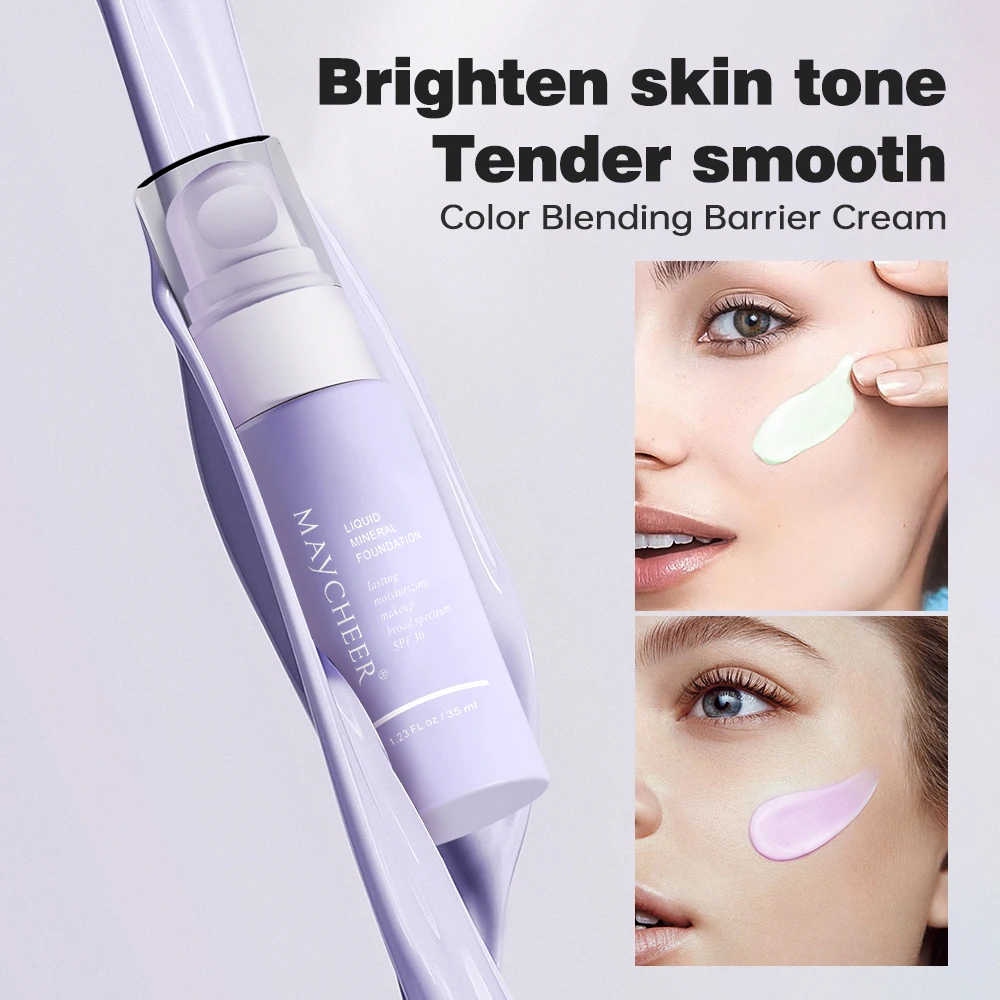 Maycheer Cosmetics Illuminating Face Primer Hydrating Lightweight Long Lasting Natural Face Base Primer Makeup