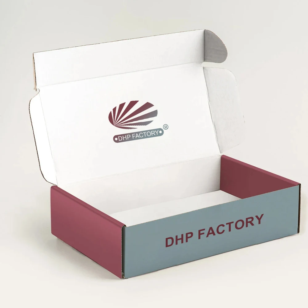 Customised Printed Flat Corrugated Paper Underwear Mail E-commerce Shipping Kundenspezifische Package Boxes For lingerie Bars