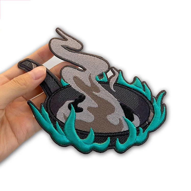 3D Custom Family Crest Souvenir Patch Iron Woven Soft Custom Embroidery Logo Sports Embroidered Patches Felt+thread Embroidery