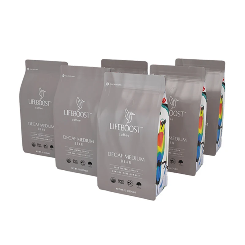 Decaf Medium Roast Organic Coffee Whole Beans for 6 bags best flavor organic coffee roasted beans