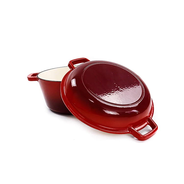 metal cookware sets  Hot Sale Light Weight Cast Iron Casserole Dish With Lid cookware sets colorful