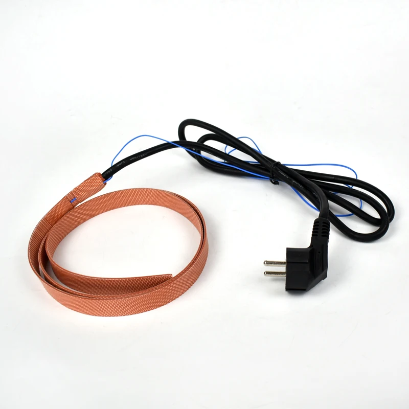 BRIGHT Customized 220V 120W 20*1200Mm Electric Heating Flexible Silicone Rubber Strip Heater Heating Belt