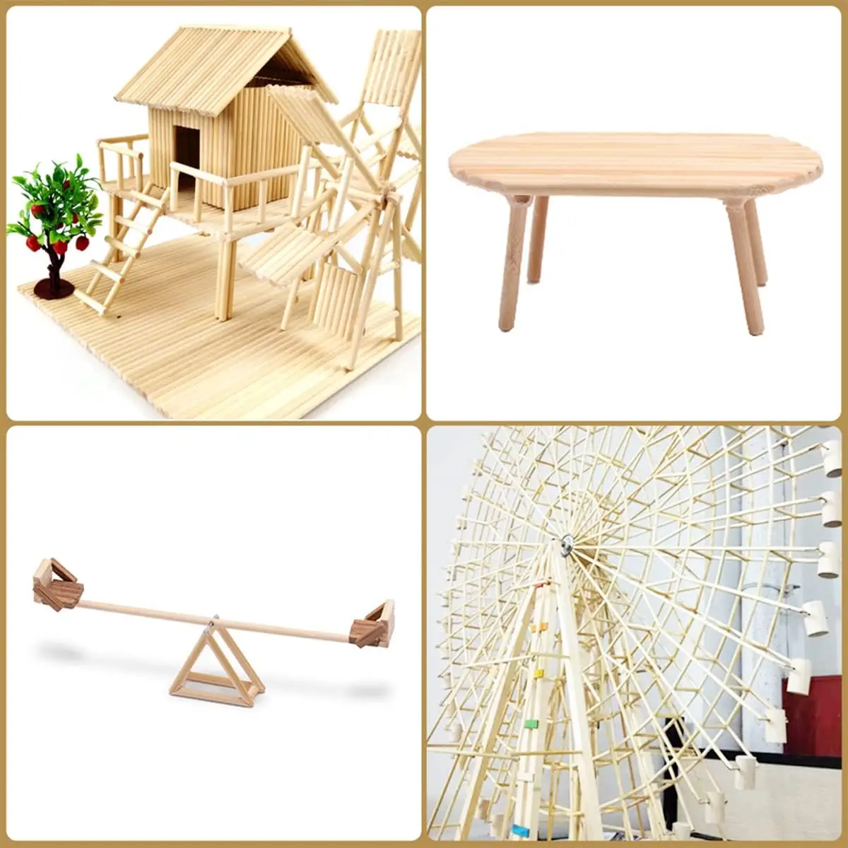 Zhonghuan Brand Wooden Dowel Rods Precut Dowels Hardwood Dowel Rod Assortment