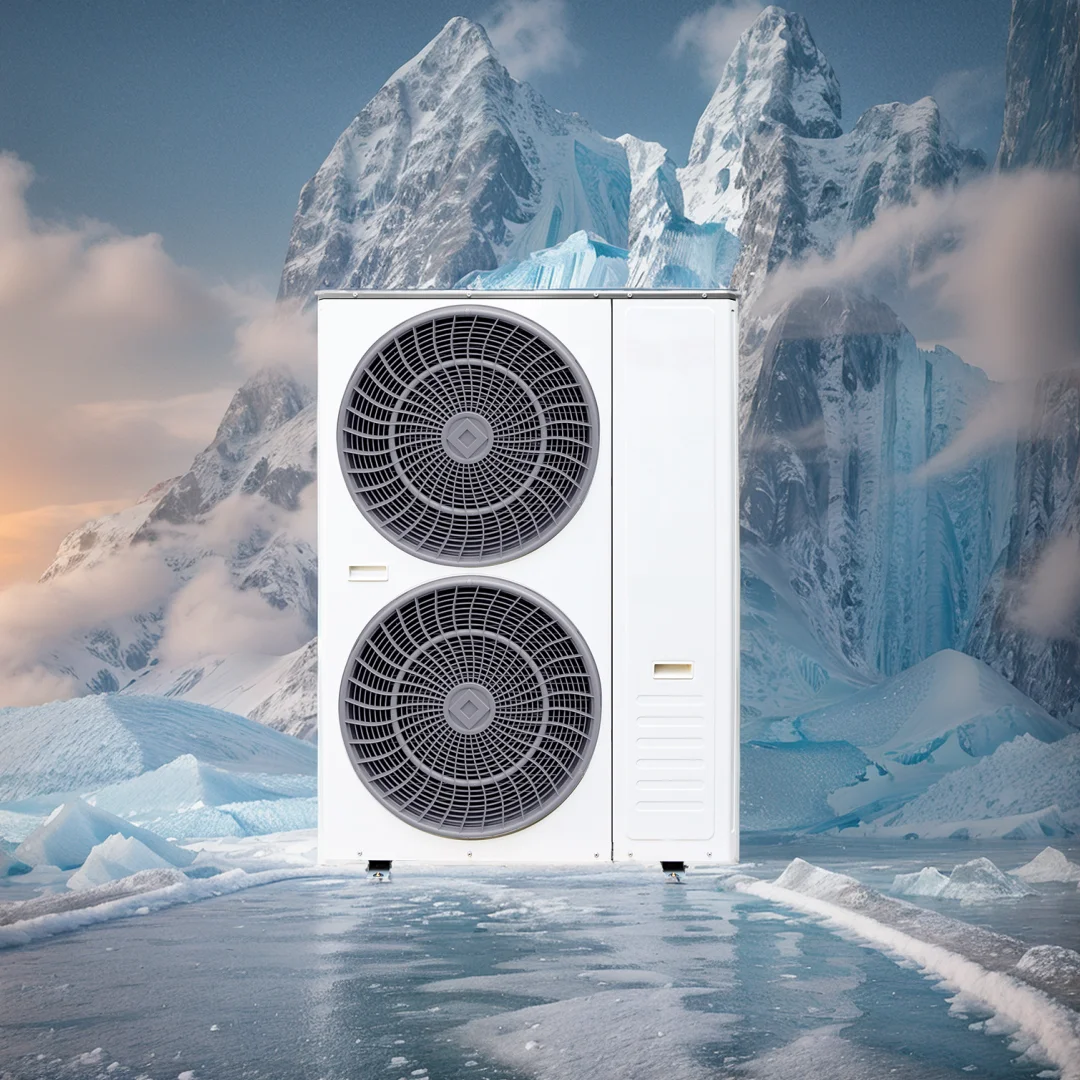 2024 new design DC inverter heat pump R32 air to water heaters 8kw-20kw house heating system with smart wifi controller