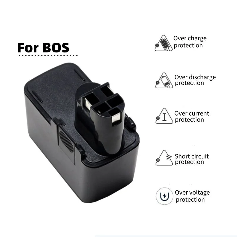 7.2V Power Tool Battery Ni-MH Battery Pack For Bos BAT011 BAT1214H BAT1214L 2607335031 2607335032 BOS original battery
