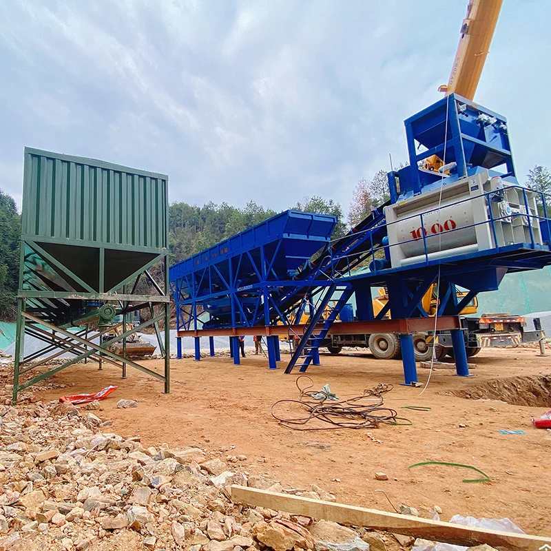 China Xingye Brand Hzs 25 To 240 Cubic Meter Wet Mini Small Mixer Batching Plant Concrete Batching Plant