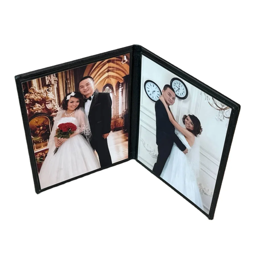wedding leather linen velvet self adhesive Stick photo frame album book folio