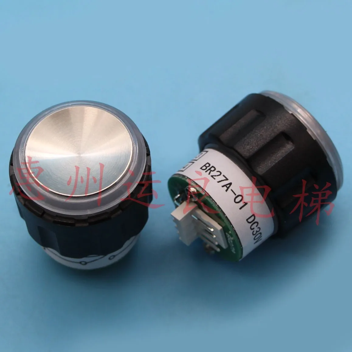 Original Elevator Parts Otis Push Buttons BR27A Concave Round Button Kone