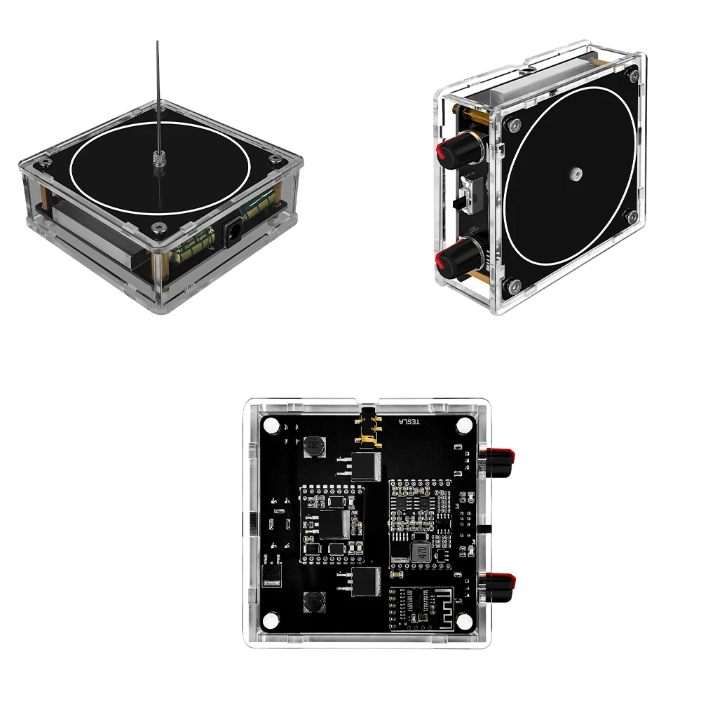 642 Music Tesla Coil Music Box Artificial Lightning Touchable Audio Input Bluetooth Scientific Experiment  European Regulations