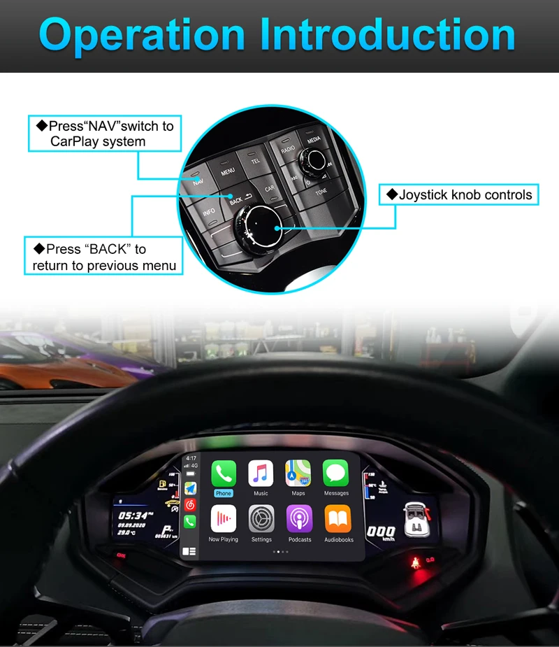 joyeauto mmb wireless carplay airplay mirror link android auto solution for Lamborghini Mavericks