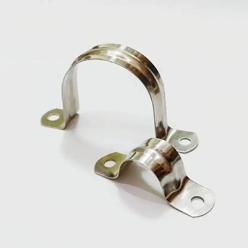 U Type Clip high quality pvc Pipe Clamps Galvanized iron Stainless Steel Tube hose clamp Saddle Pipe Clamp