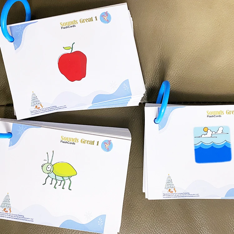 Factory Wholesale Custom Printing Learning Flash Card For Children