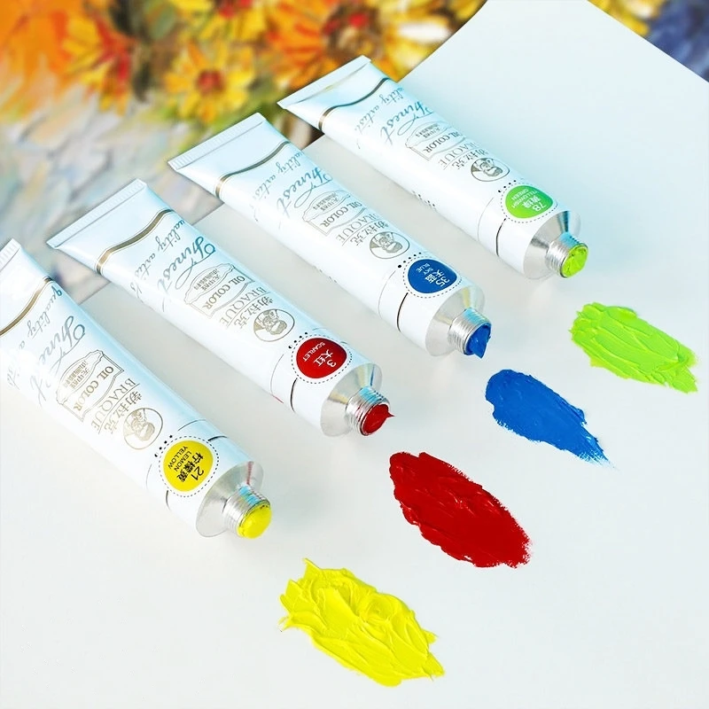 Wholesale OEM Professional Quality 170ml Oil Color Paint With 61 Colors 170ml For Artist Beginners & Painters