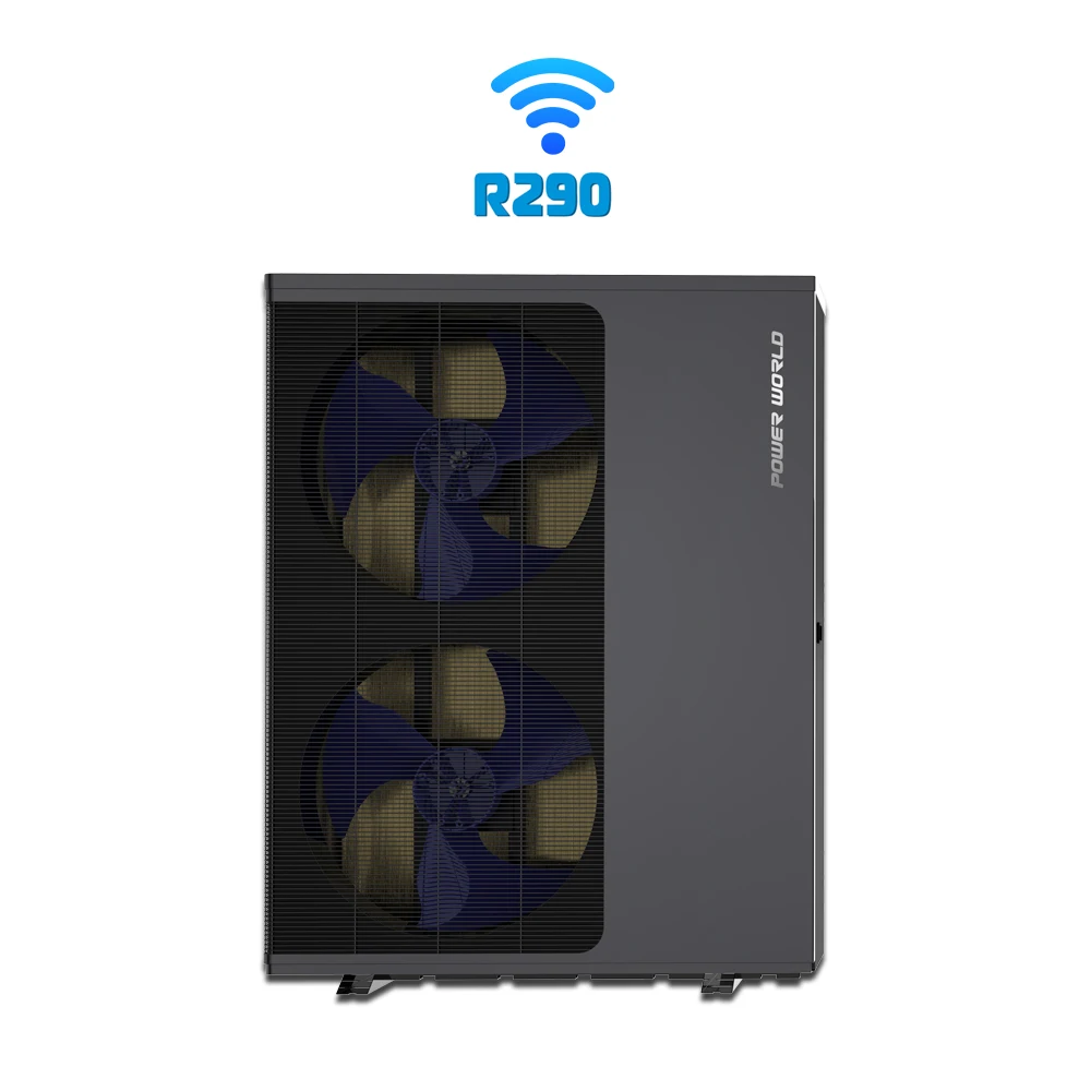 Power World R290 новый газовый воздушный тепловой насос 12 кВт evi инверторный для нагревателя и
