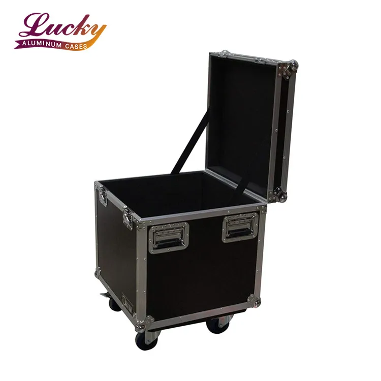 Flight Case Pro Audio Touring 22 x 22 x 22 Utility Road Trunk Case With Wheels