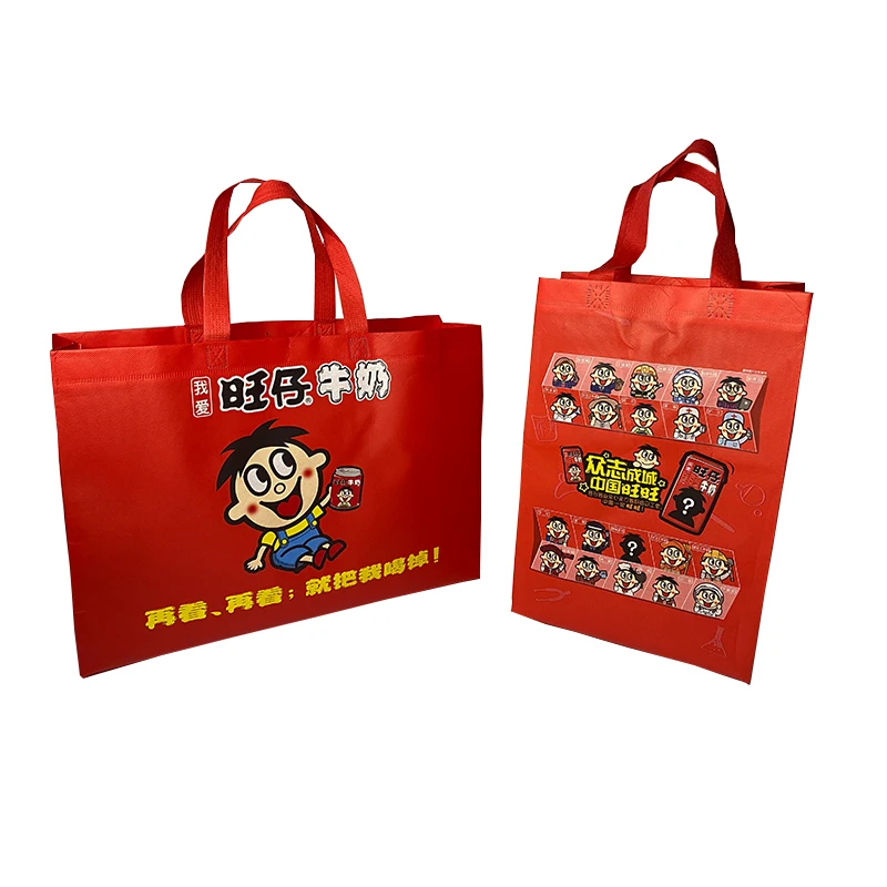High-end brand milk tote bag, environmentally friendly, reusable film bag, good-looking beverage tote bag